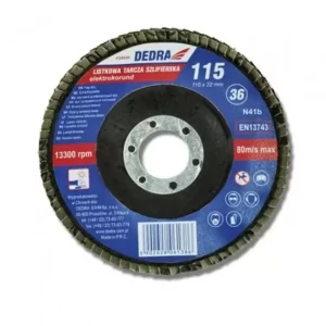 Dedra lamellás csiszoló korong 115mm P80