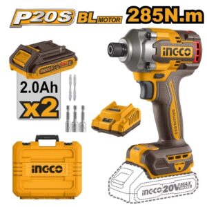 INGCO 20V Akkus ütvecsavarozó 1/4" 285Nm