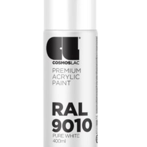 COSMOSLAC RAL LINE Premium festék spray 400ml RAL 9010 Gloss White