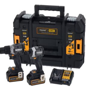 Dewalt McLaren XR 18V Brushless ütvecsavarozó és fúró-csavarozó készlet 2db 5Ah akkuval, töltővel